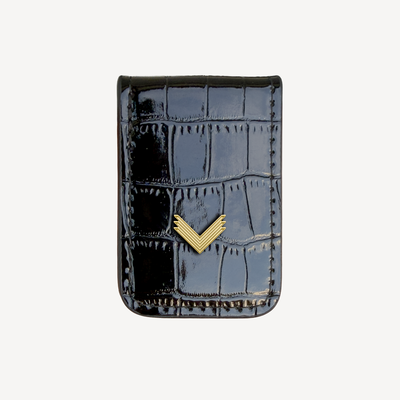 Clip de Bani, Piele Vitel, Textura Crocodil
