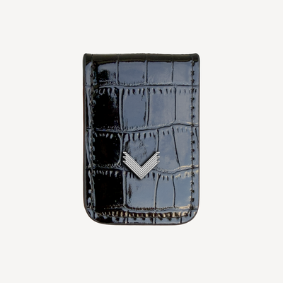 Clip de Bani, Piele Vitel, Textura Crocodil