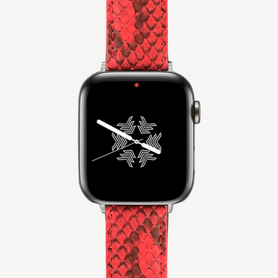 Curea Apple Watch, Piele Piton