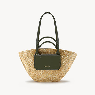 Geanta Pannier, Paie Naturale si Piele Vitel