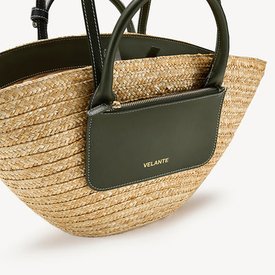 Geanta Pannier, Paie Naturale si Piele Vitel
