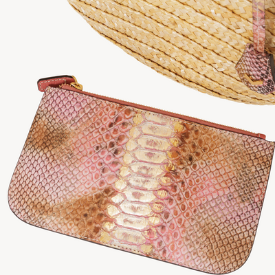 Geanta Panier, Paie Naturale si Piele Piton