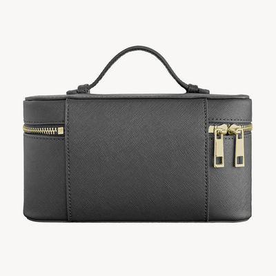 Vanity Bag, Piele Vitel, Textura Saffiano