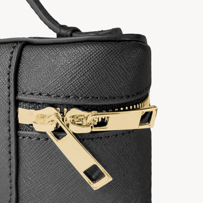 Vanity Bag, Piele Vitel, Textura Saffiano