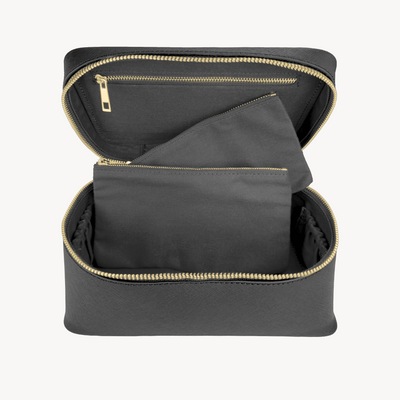 Vanity Bag, Piele Vitel, Textura Saffiano