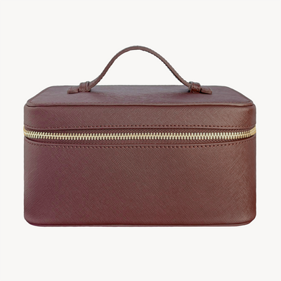 Vanity Bag, Piele Vitel, Textura Saffiano