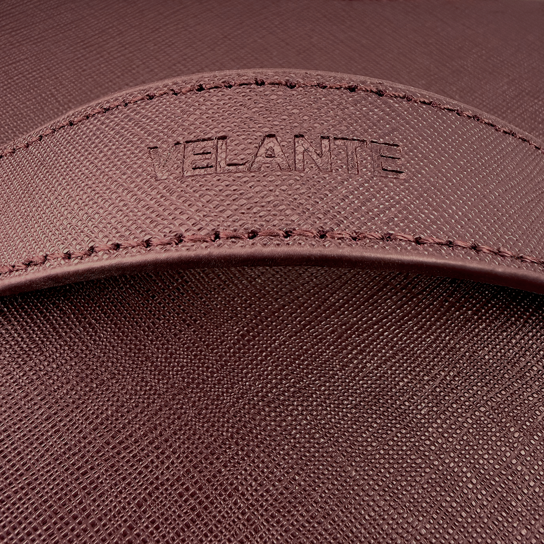 Vanity Bag, Piele Vitel, Textura Saffiano