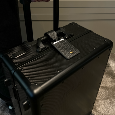 Tag Bagaj Zbor, Piele Vitel, Textura Crocodil