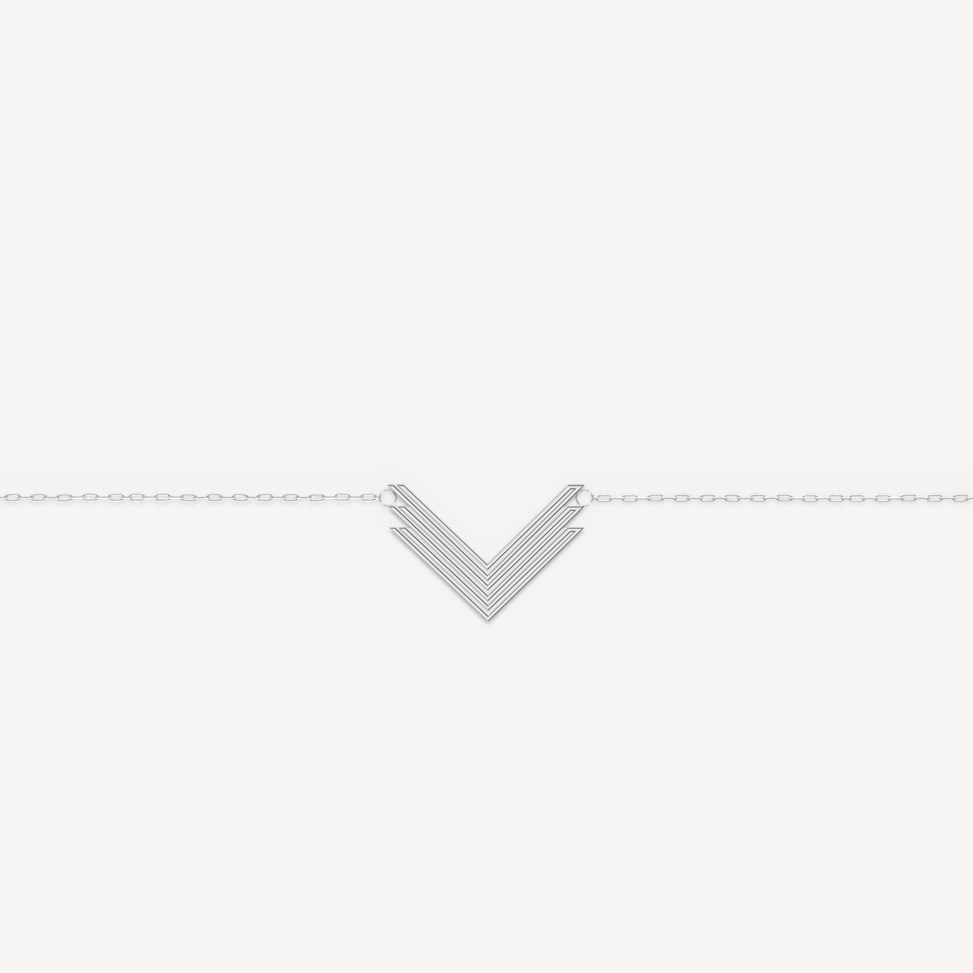 Choker VLogo, Aur Alb 14K