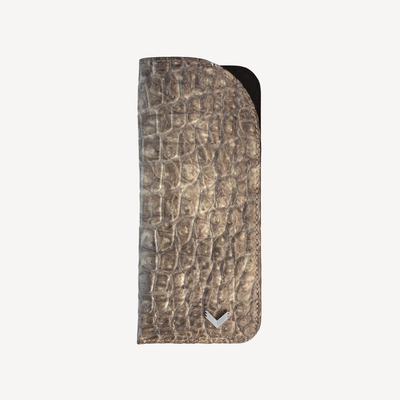 Toc Ochelari, Piele Vitel, Textura Crocodil