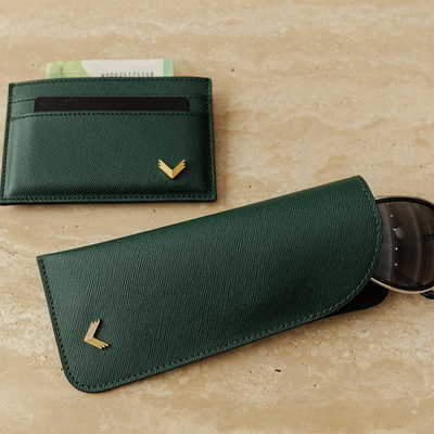 Toc Ochelari, Piele Vitel, Textura Saffiano