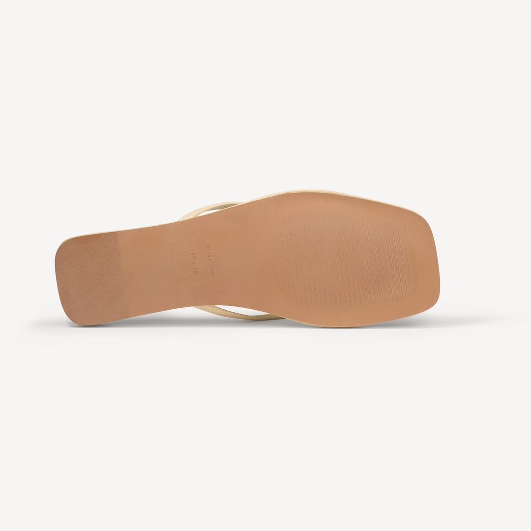 Papuci cu talpa joasa Ayala, Piele Capra