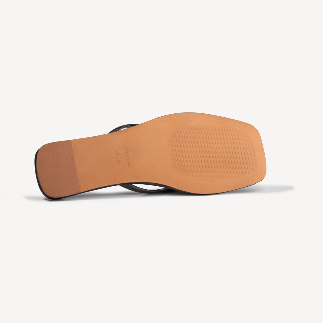 Papuci cu talpa joasa Ayala, Piele Capra