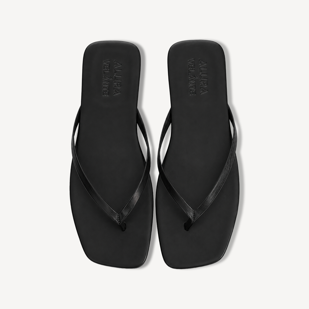 Papuci cu talpa joasa Ayala, Piele Capra