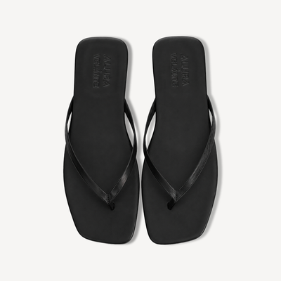 Papuci cu talpa joasa Ayala, Piele Capra