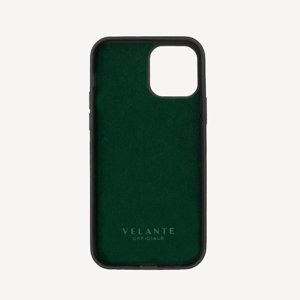 Husa Telefon iPhone 12 Mini, Piele Vitel, Textura Crocodil