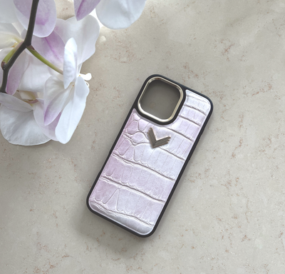 Husa Telefon iPhone 16 Pro Max, Piele Crocodil, VLogo Antique