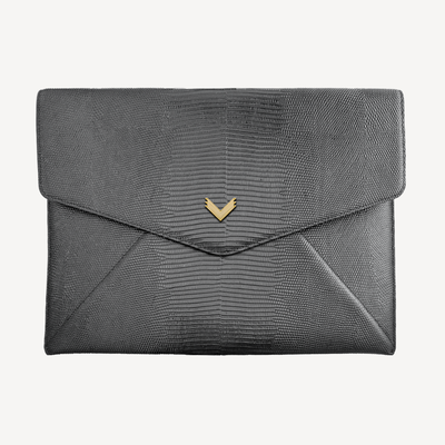 Husa Laptop MacBook, Piele Vitel, Textura Lizard