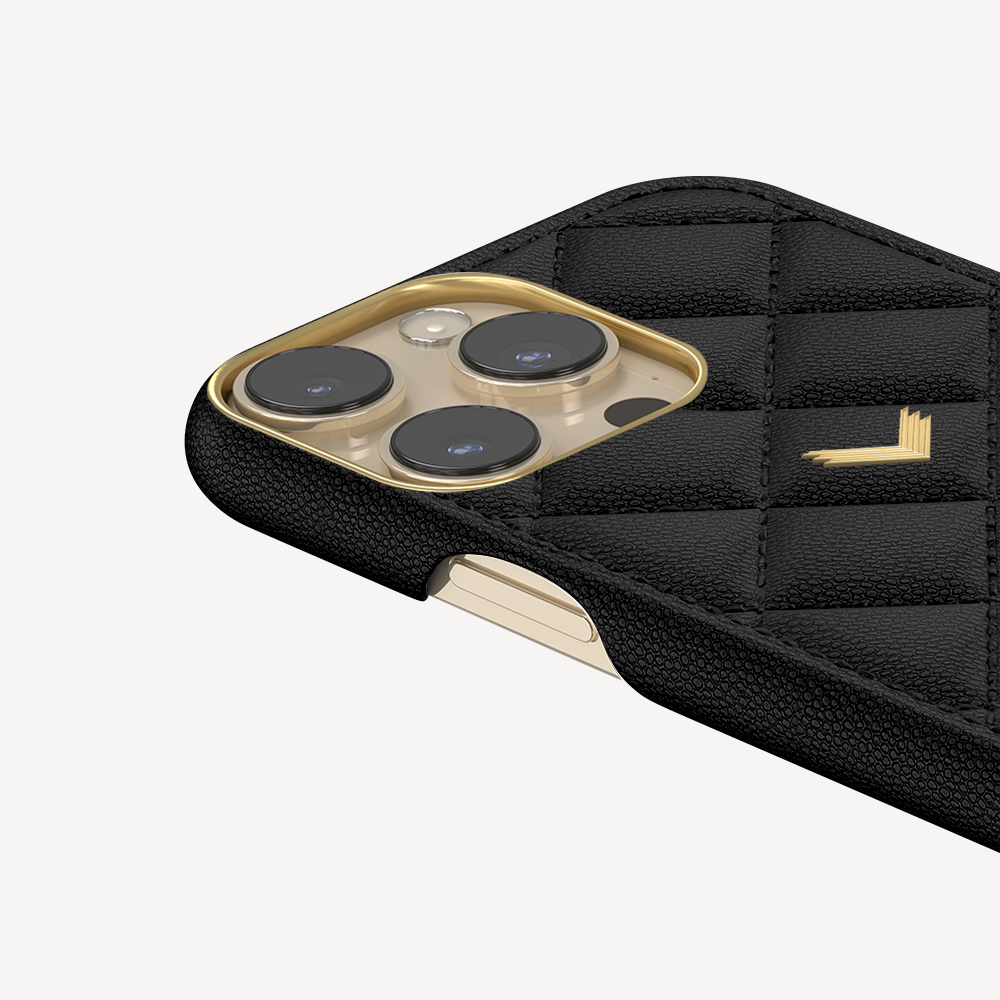 Husa Telefon iPhone 14 Pro Max, Piele Vitel, Textura Caviar