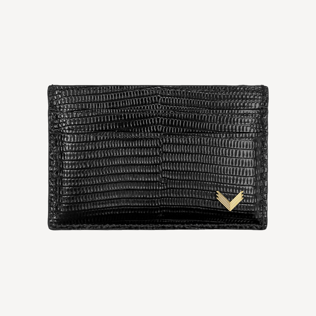 Port Card, Piele Vitel, Textura Lizard