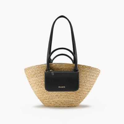 Geanta Pannier, Paie Naturale si Piele Vitel