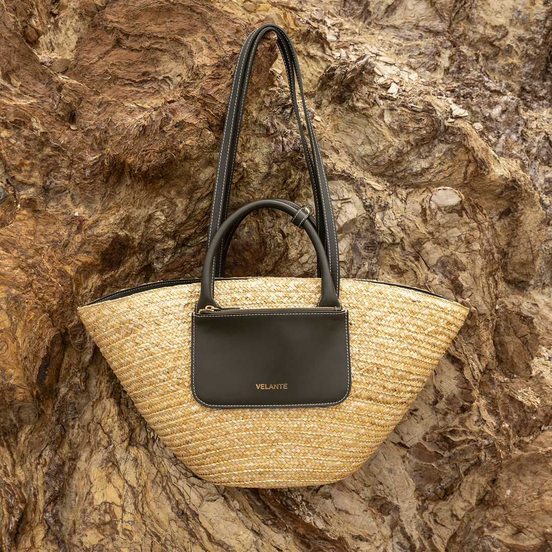 Geanta Pannier, Paie Naturale si Piele Vitel