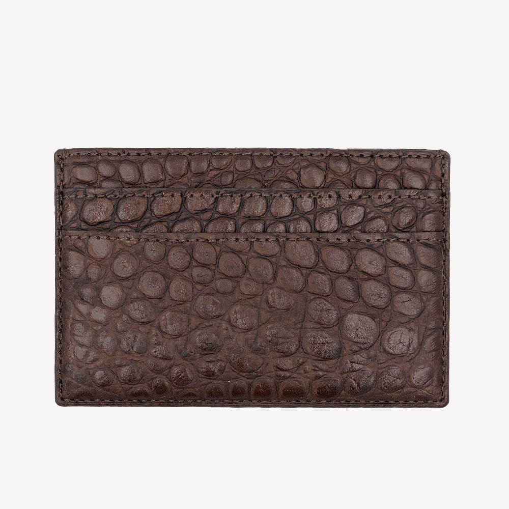 Port Card, Piele Vitel, Textura Crocodil