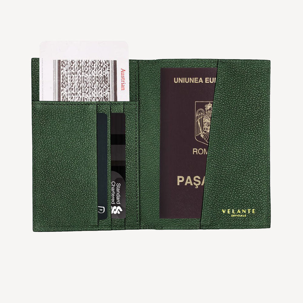 Portofel Pasaport, Piele Piton