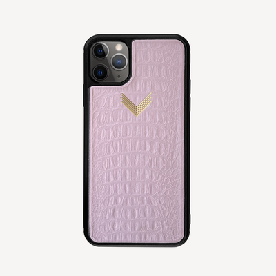 Husa Telefon iPhone 11 Pro, Piele Vitel, Textura Aligator