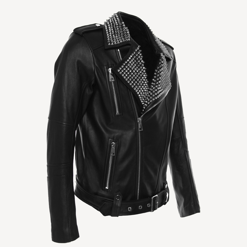 Jacheta Biker Barbati, Piele Vitel