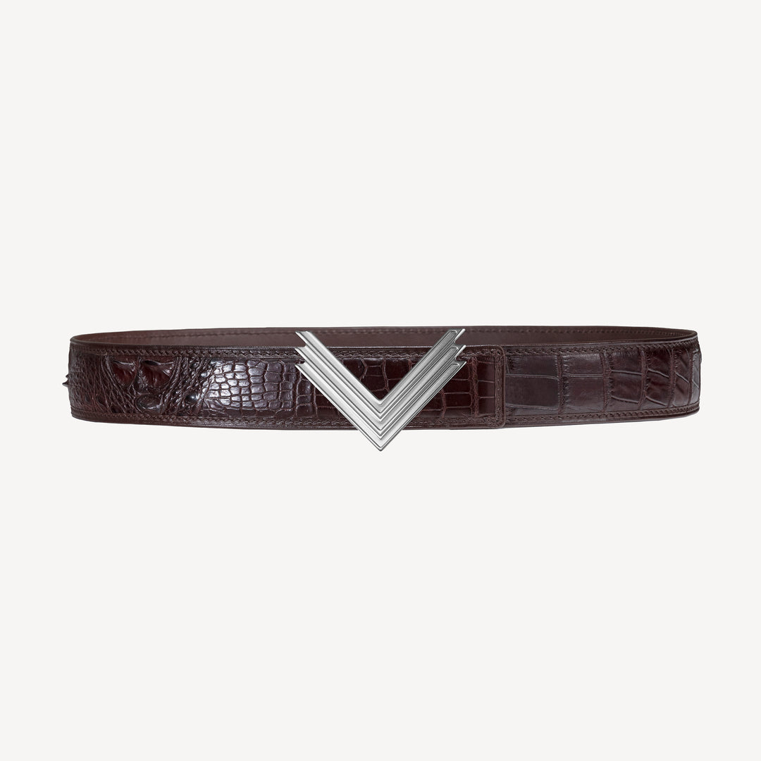 Curea 30mm, Piele Crocodil