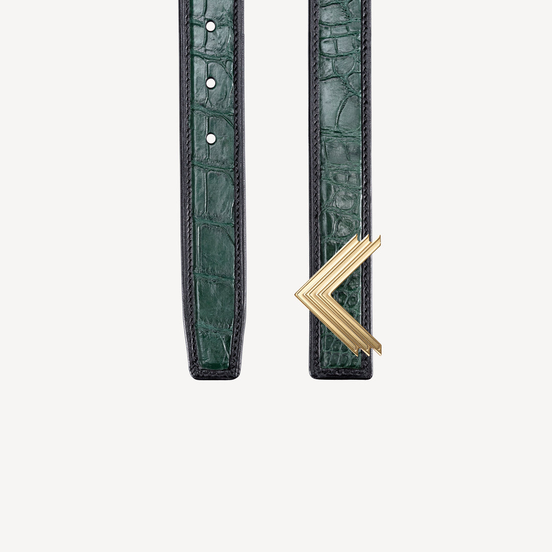 Curea 30mm, Piele Crocodil