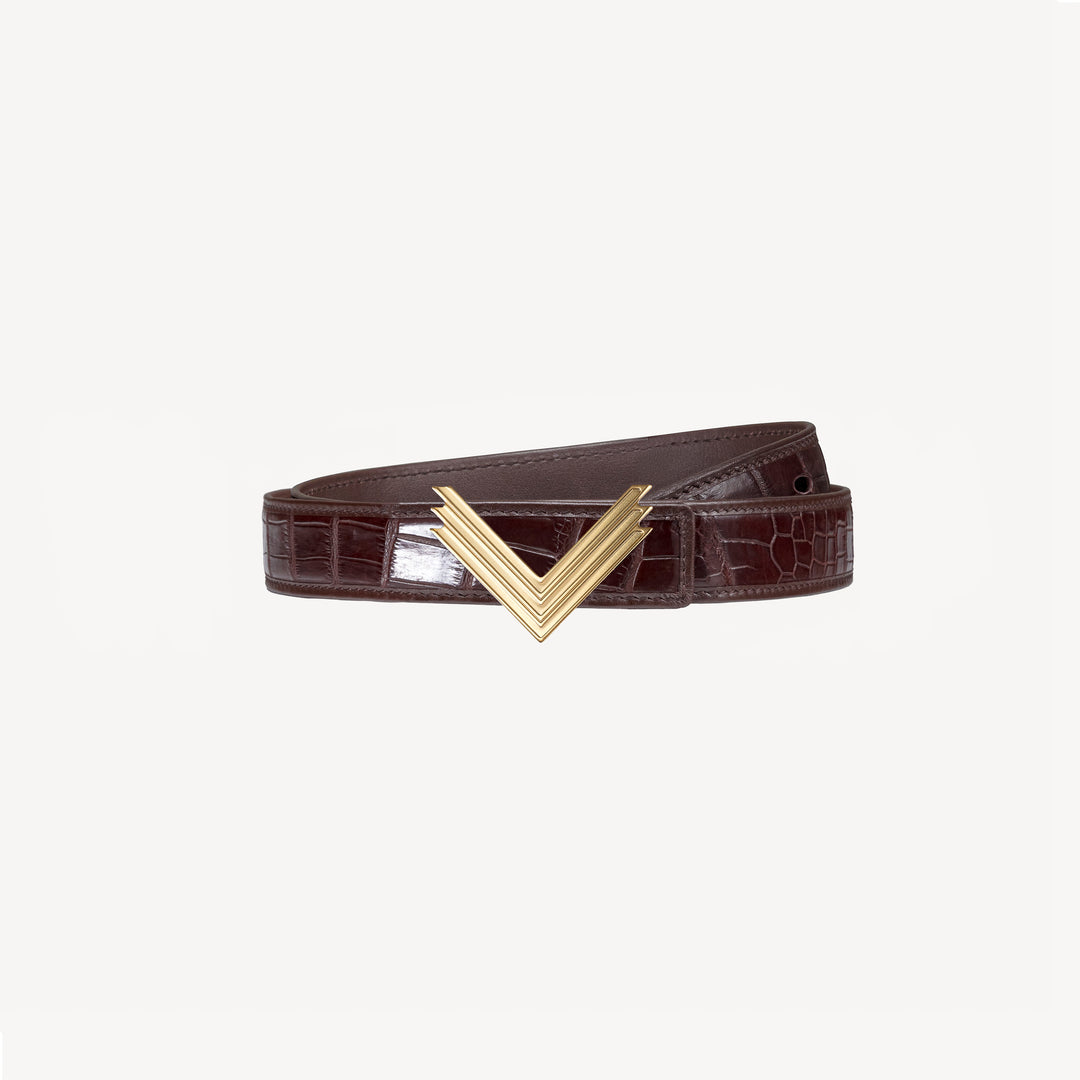 Curea 30mm, Piele Crocodil