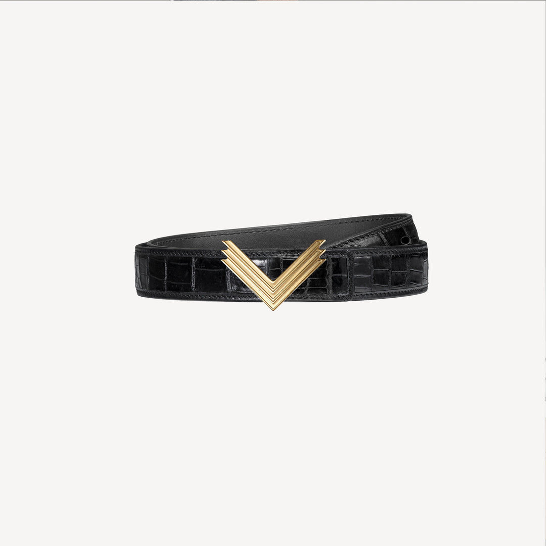 Curea 30mm, Piele Crocodil
