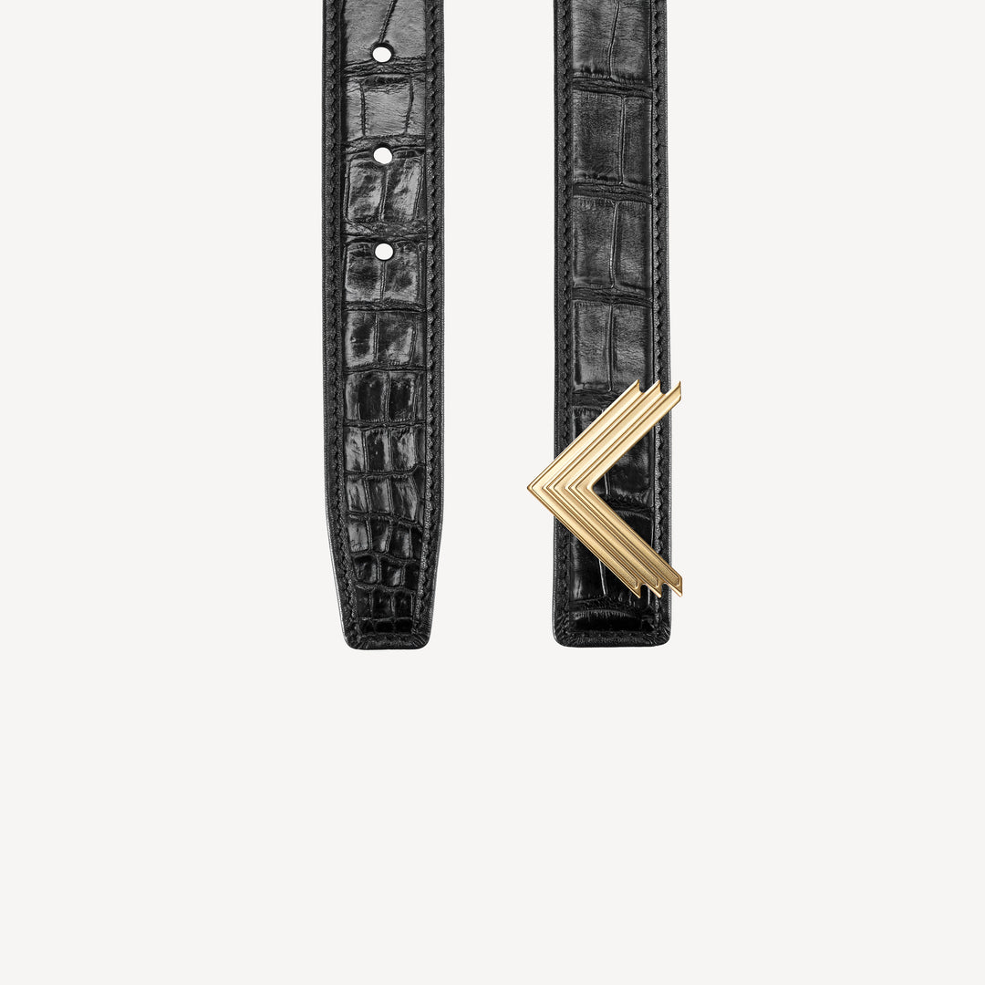 Curea 30mm, Piele Crocodil